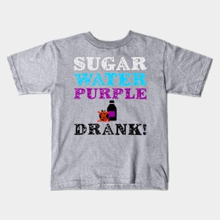 Sugar Water Purple Drinking Birthday Gift Kids T-Shirt